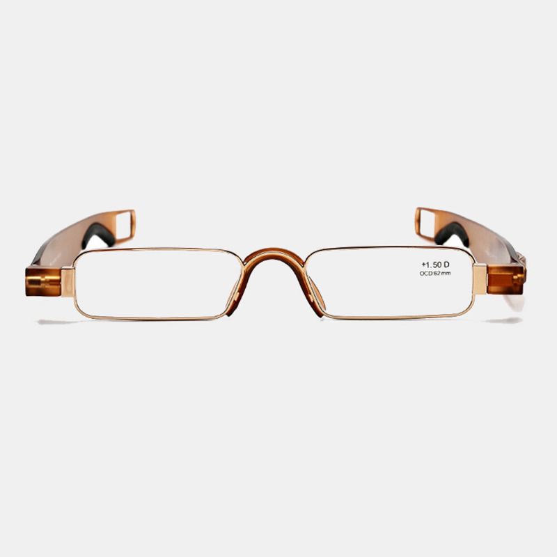 Unisex Kannettavat Ultrakevyet 360 Astetta Kääntyvät Taitettavat Lukulasit Presbyopia Lasit