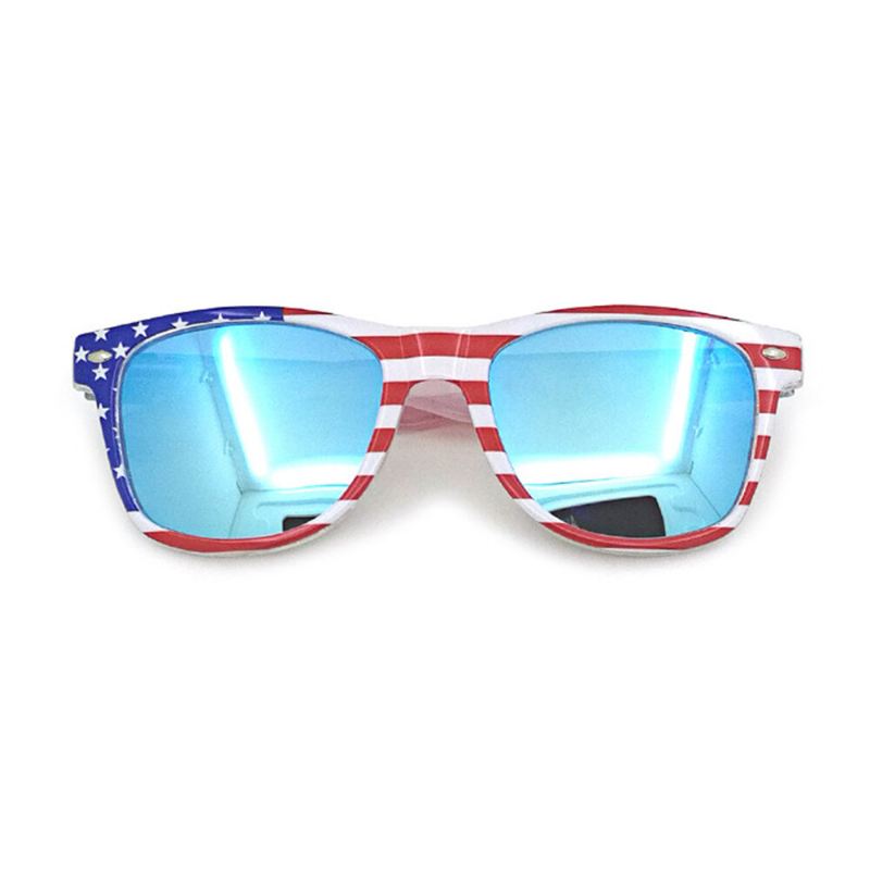 Unisex Patriotic Polarspex Polarisoidut 80-luvun Retrotrendikkäät Tyylikkäät Aurinkolasit