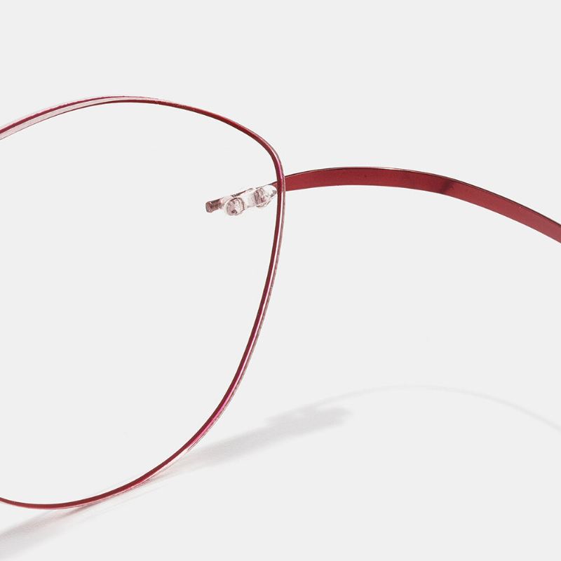 Unisex-pehmeäreunaiset Cat Eye-lukulasit