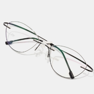 Unisex-pehmeäreunaiset Cat Eye-lukulasit