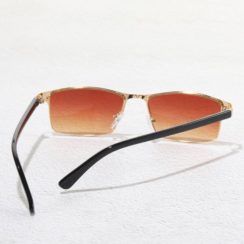 Unisex Retro Pieni Kehys Neliömäiset Sävytetyt Linssilasit Matkailu Ajo Uv Suojalasit