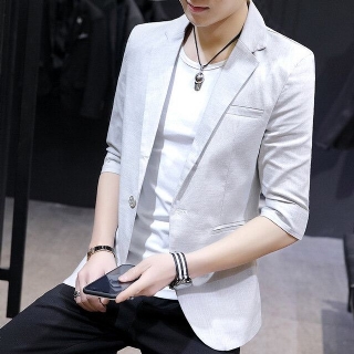 Miesten Design-takki Rento Slim Fit-pukubleiserit