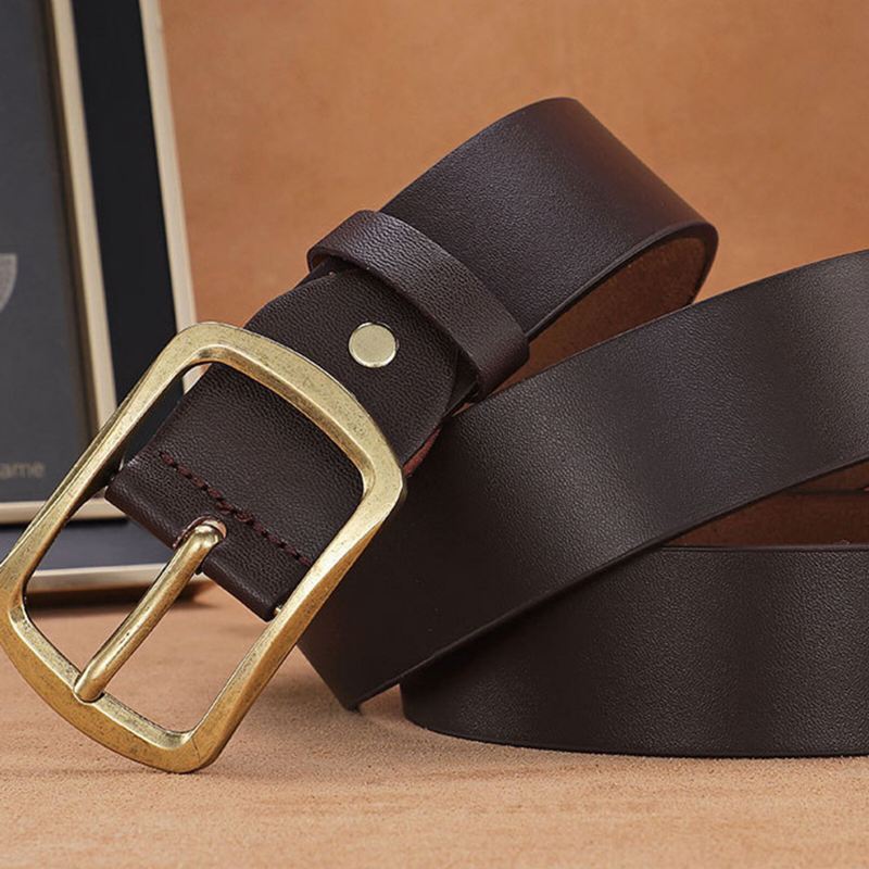 Miehet 130cm Pu Nahka Business Fashion Farkut Puvut Vyöt