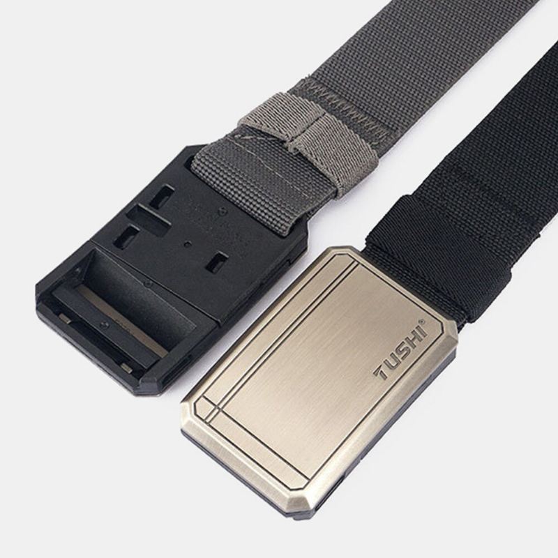 Miesten Nylon Magneettinen Automaattisolki Monitoimi Ulkotaisteluvyö 125cm Säädettävä Vuorikiipeilyharjoittelun Taktinen Vyö