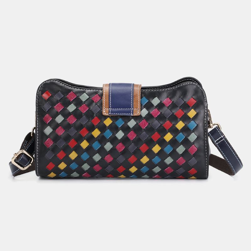 Naisten Aitoa Nahkaa Oleva Tilkkunahkainen Puhelinlaukku Crossbody Bag Olkalaukku