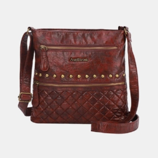 Naisten Argyle Waterproof Hardware Varkaudenesto Crossbody Laukku Olkalaukku