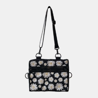 Naisten Daisy Casual Flower Nylon Crossbody Laukku Olkalaukku