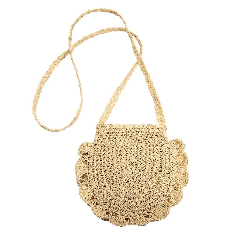 Naisten Olkijuomalaukku Kevyt Crossbody Laukku Tyylikäs Boheemi-tyylinen Pitsinen Olkilaukku