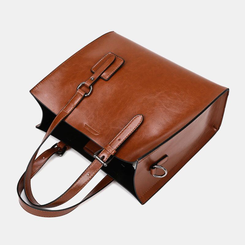 Naisten Retro Suurikokoinen Crossbody Laukku Käsilaukku Reppulaukku