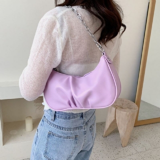 Naisten Solid Fashion-ketjut Laukku Olkalaukku Crossbody-laukku