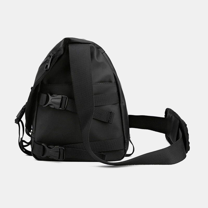 Unisex Suuri Kapasiteetti Takaosa Varkaudenesto Tasku Crossbody Laukut Minimalistinen Solki Nailon Messenger Bag Olkalaukku