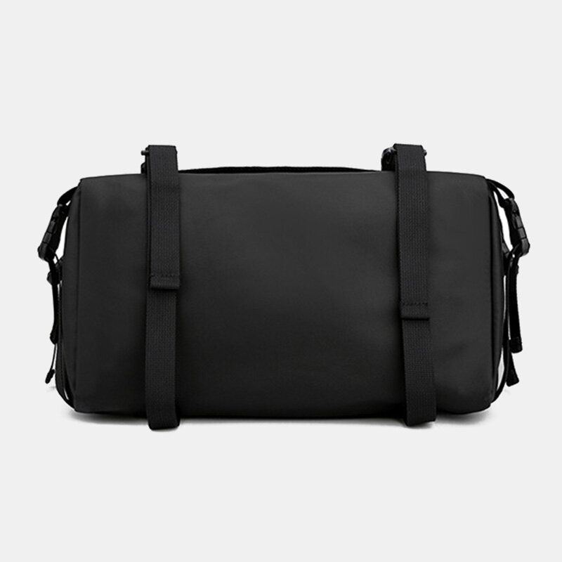 Unisex Suuri Kapasiteetti Takaosa Varkaudenesto Tasku Crossbody Laukut Minimalistinen Solki Nailon Messenger Bag Olkalaukku