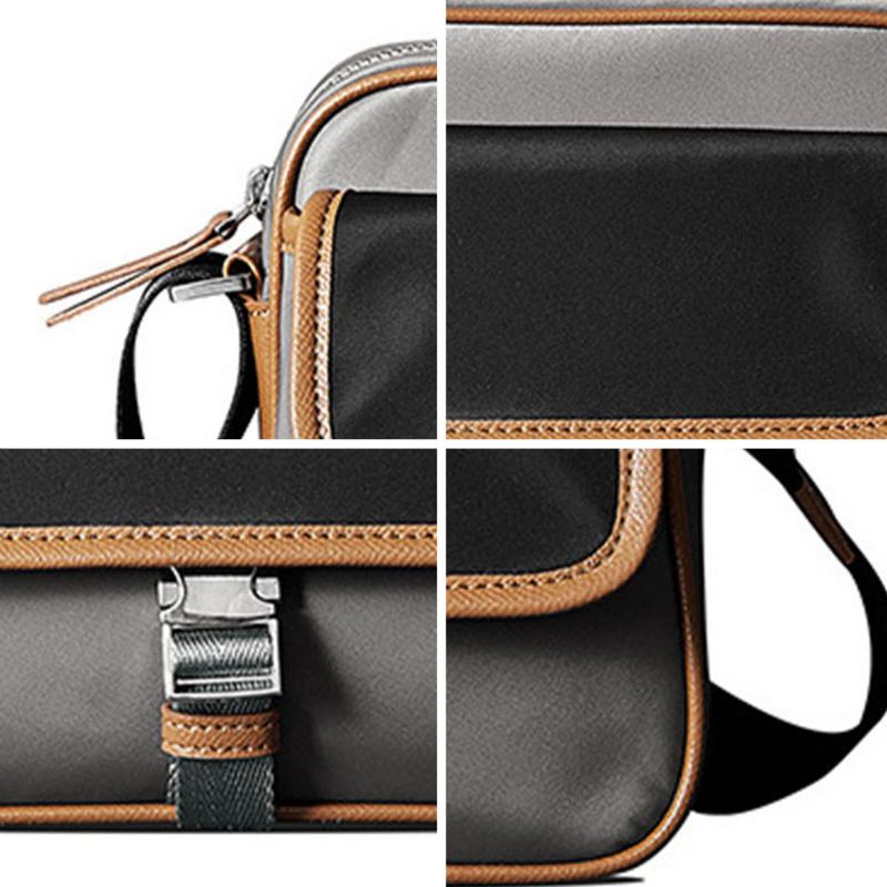 Unisexual Oxfords Cloth Casual Suuri Tilavuus Messenger Bag Kestävä Säädettävä Hihna Crossbody Laukku