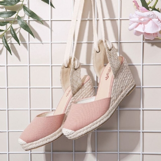 Naisten Espadrilles Strappy Rennot Kesä Wedge Sandaalit