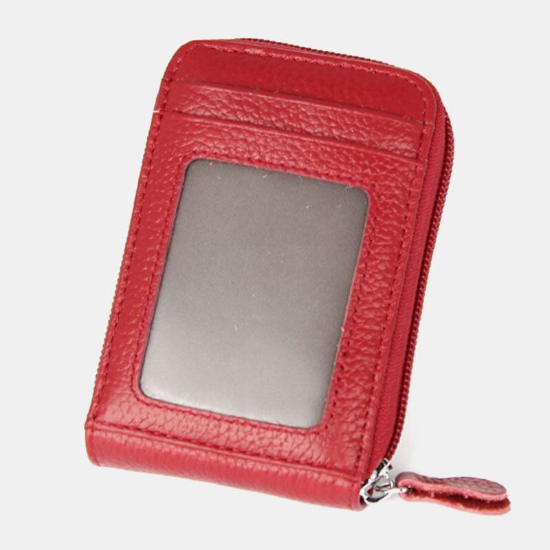 Naisten Aitoa Nahkaa Oleva Rfid Varkaudenesto Elinmuotoinen Monipaikkainen Korttikotelo Korttikotelon Lompakko