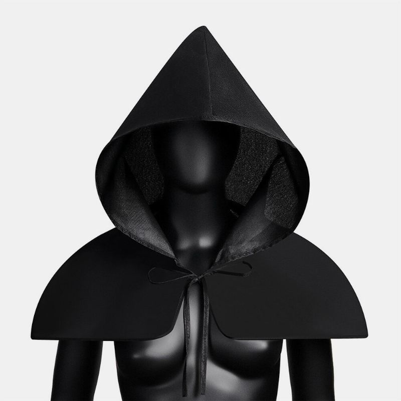 Unisex Halloween-asut Viikatemies Viikate Keskiaikainen Rutto Tohtori Hattu Huivi Viitta Miesten Naisten Aikuisten Gothic Punk Kaapu