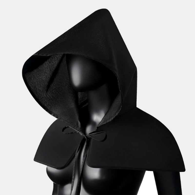 Unisex Halloween-asut Viikatemies Viikate Keskiaikainen Rutto Tohtori Hattu Huivi Viitta Miesten Naisten Aikuisten Gothic Punk Kaapu