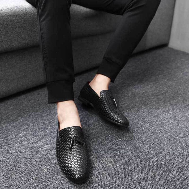 Miesten Aitoa Nahkaa Käärmekuvioinen Vapaa-aika Elegantti Bisnes Oxfords