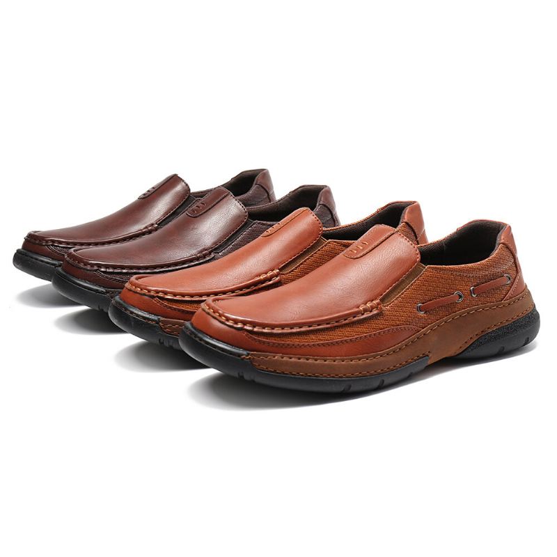 Miesten Casual Business Daily Pehmeä Kävelynahka Oxfords