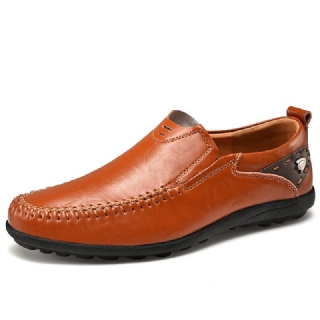 Miesten Microfiber Casual Mukava Luistaa Päälle Office Business Oxfords