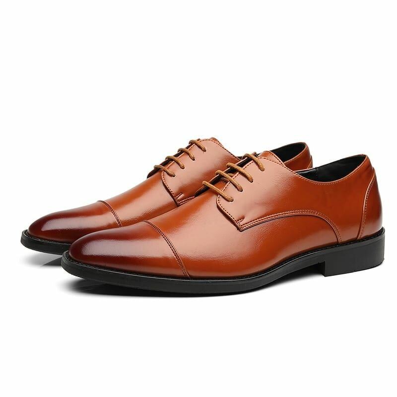 Miesten Mikrokuituliinahkainen Mekkokenkä Casual Business Oxfords