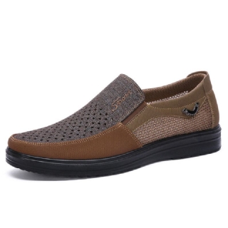 Verkkokangas Hengittävä Hollow Out Business Casual Oxfords