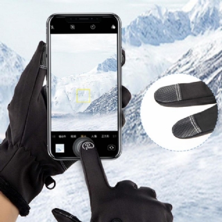 Unisex Winter Ski Full Finger-vetoketjuhanskat