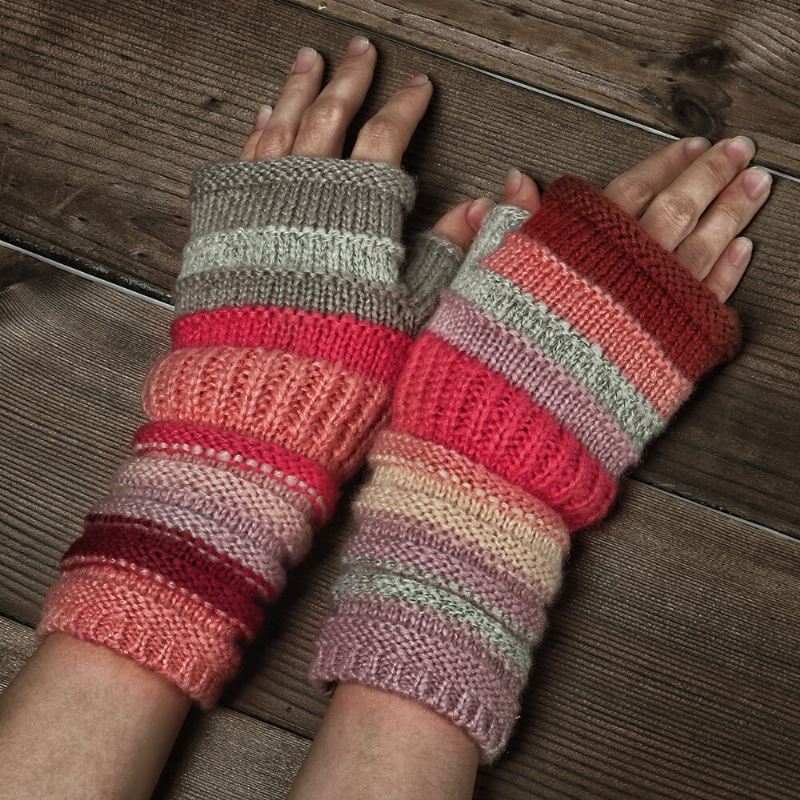 Värilliset Casual Glove Rukkaset
