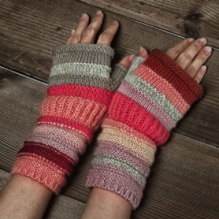 Värilliset Casual Glove Rukkaset