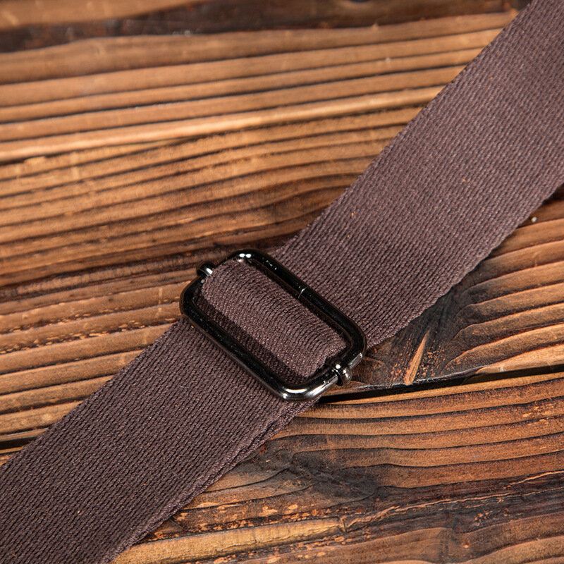 Miesten Aitoa Nahkaa Monitaskuinen Retro 9 Tuuman Suuri Tilavuus Vedenpitävä Puhelimen Rintalaukut Crossbody Laukku