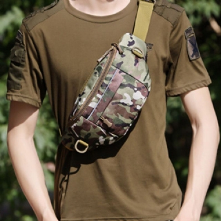 Miesten Naamiointi Multi-carry Tactical Travel Urheilu Ratsastus Vyötärölaukku Olkalaukku Rintalaukku