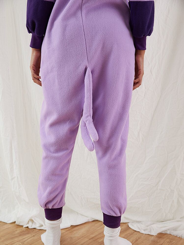 Naiset Söpö Anime Elves Graphics Fleece One Piece Home-hupullinen Haalari Kodikas Kotiasu