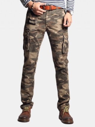Miesten Muoti Cargo Pants Multi Pockets Outdoor Housut