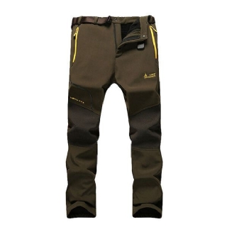 Miesten Ulkoilu Joustavat Housut Rennot Vedenpitävät Lämmin Paksu Soft Shell Lovers Assault Pants