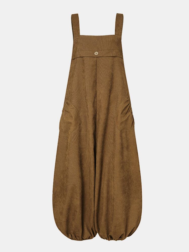 Naisten Vakosamettihihaton Lyhtyjalat Vintage Haalari