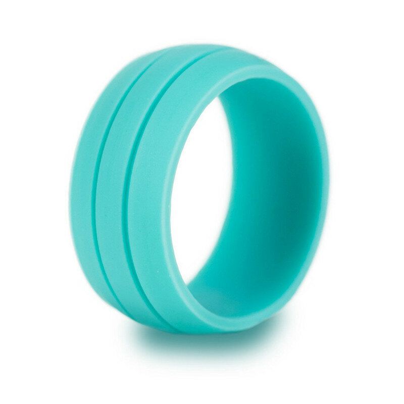 8.5 mm Trendikäs Värikäs Ympäristöllinen Silikonisormus Rento Unisex Tukkulahja Miehille Naisille