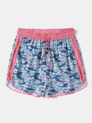 Miesten Allover Shark Graphic Hit Moisture-shortsit