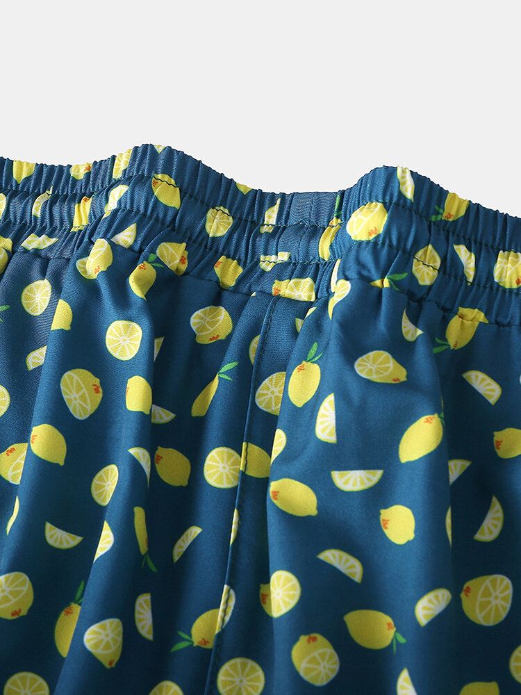 Miesten Holiday Dot Funny Printing Nopeasti Kuivuvat Mini Short Beach Shortsit