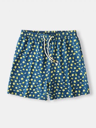 Miesten Holiday Dot Funny Printing Nopeasti Kuivuvat Mini Short Beach Shortsit