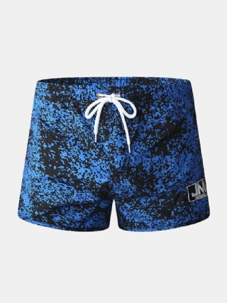 Miesten Printtikiristysnauha Quick Dry Hawaii Beach-uimahousut