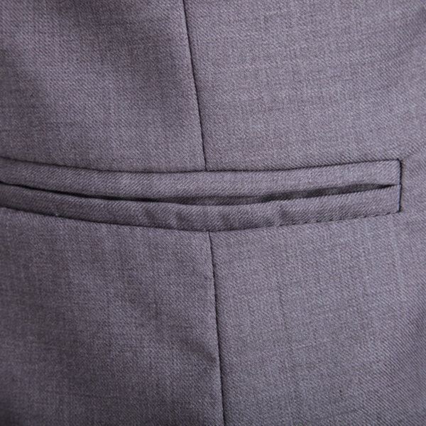 Miesten Brittiläiset Slim Fit Business Fashion Rento Kaksiriviset Liivit