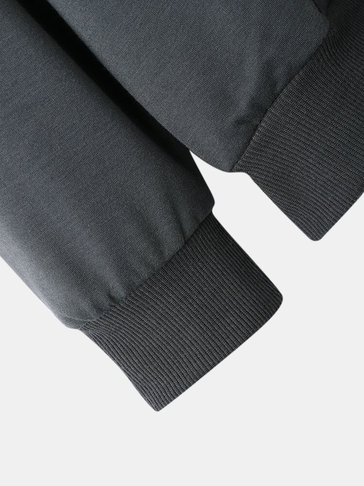 Miesten Lohikäärme Kiinalainen Merkki Takaisin Print 100 % Puuvillaa Kiristysnyörilliset Hupparit