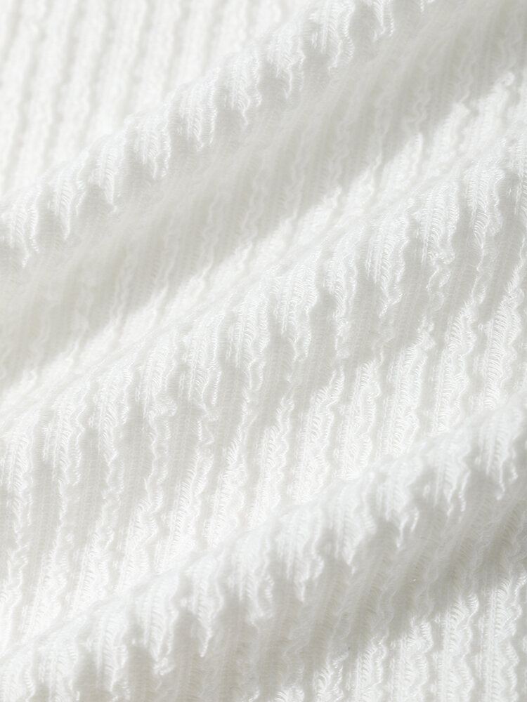 Miesten Neulottu Patchwork Kiristysnyöri Kangaroo Taskuhupullinen Villapaita