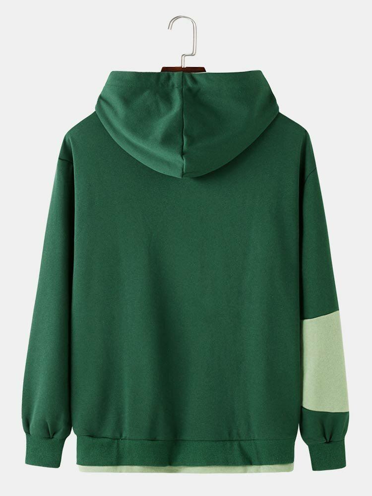 Miesten Patchwork Streetwear Muoti Rennot Hupparit