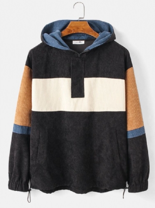 Miesten Patchwork Vakosametti Drop Olka Rennot Hupparit Taskulla