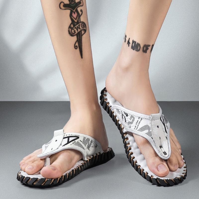 Miesten Mikrokuituliinahka Trend Casual Ranta-ulkoilma Hengittävät Varvastossut