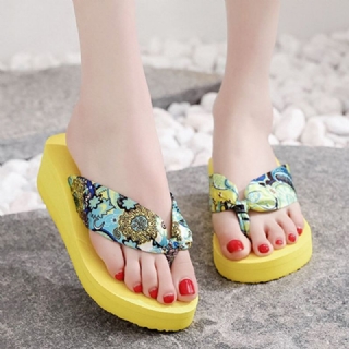 Naisten Vaatteet Band Clip Toe Platform Tossut