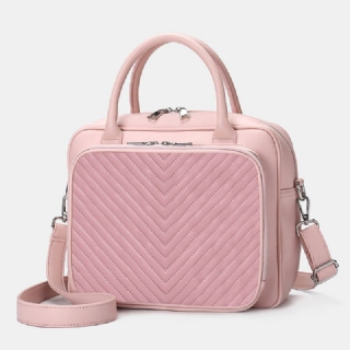 Naisten Design-raidallinen Kannettavan Tietokoneen Laukku Crossbody Bag-käsilaukku
