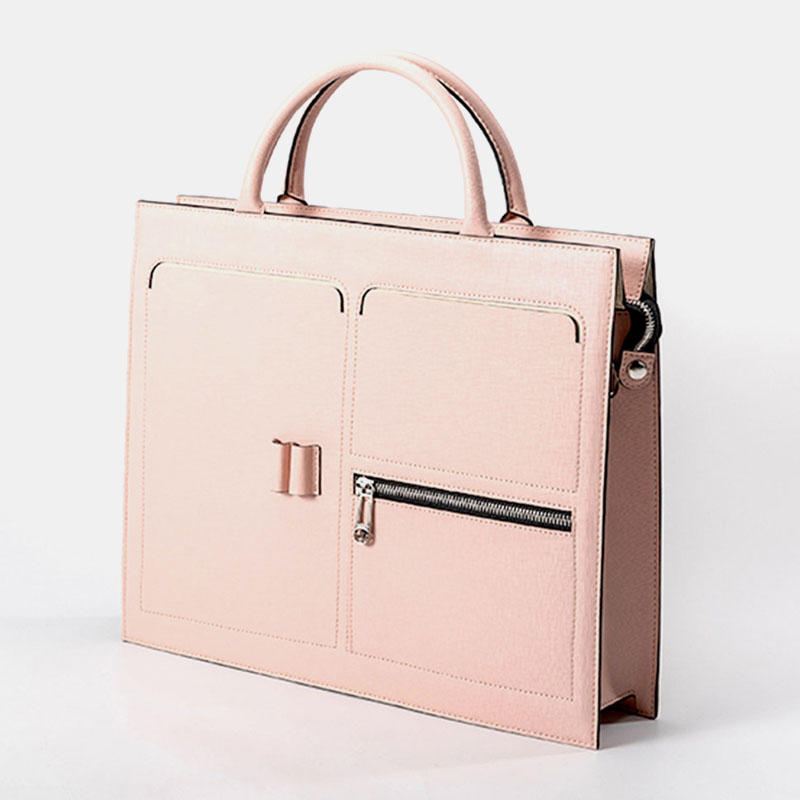 Naisten Monitoimikäsilaukku Kiinteä 13.3 Tuuman Kannettavan Tietokoneen Salkku Crossbody Laukku