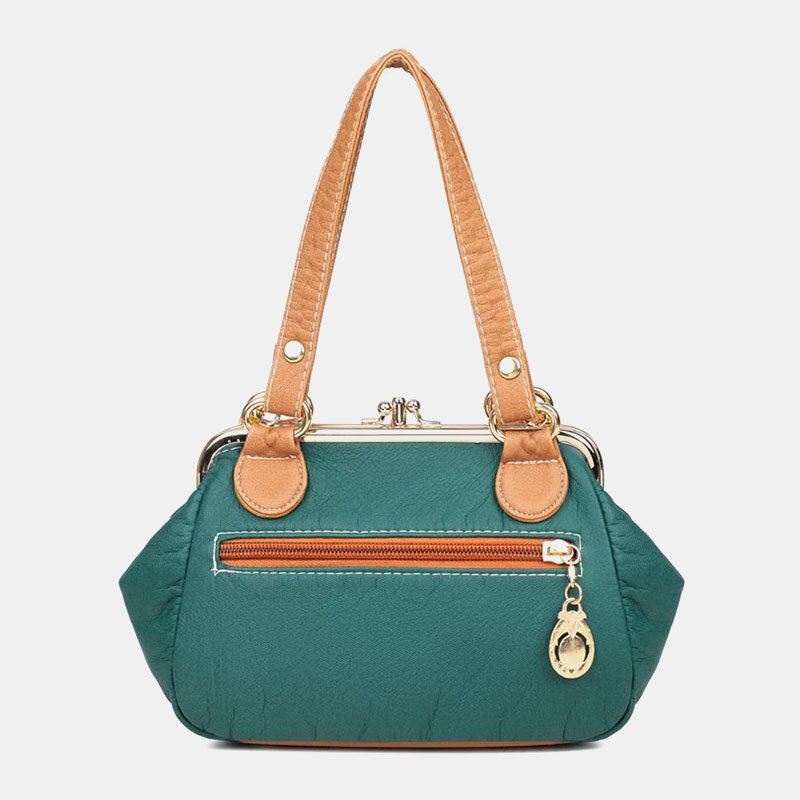 Naisten Pu Nahka Vedenpitävä Pääkallo Niiti Ketjut Olkalaukku Käsilaukku Crossbody Laukku